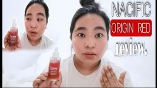 NACIFIC Origin Red review not your ordinary skincare set  2022 morning simple habits [upl. by Latini906]