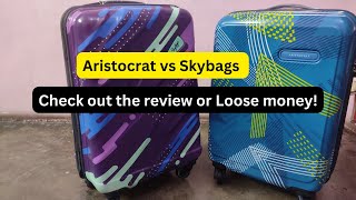 Aristocrat Trolley Bag vs Skybags [upl. by Odawa856]