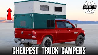 9 PopTop Truck Campers with the Lightest Weight and Lowest Price [upl. by Harat]