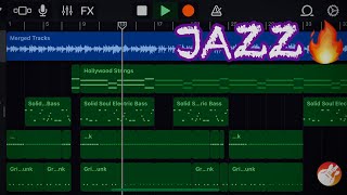 How to Make a JAZZ Beat on GarageBand iOS 2 [upl. by Alexi]