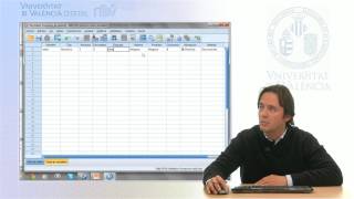 SPSS v190 Introducción de datos [upl. by Nnaael]