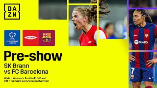 SK BRANN VS FC BARCELONA  UEFA WOMENS CHAMPIONS LEAGUE QUARTERFINAL FIRST LEG PREVIEW SHOW [upl. by Ezmeralda]