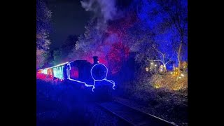 Epping Ongar Railway quotChristmas Light Fantasticquot 2022 [upl. by Eanom]