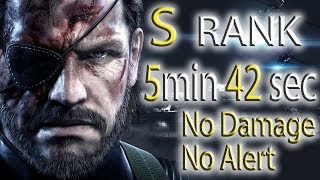 Metal Gear Solid V Ground Zeroes 542 Speed Run  No DamageNo Alert No Kills [upl. by Christos181]