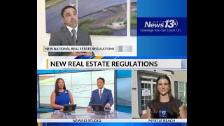 Joel Barber Myrtle Beach Realtor Sits Down with WBTW News to Discuss New Real Estate Regulations [upl. by Preston]