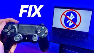 PS4 Controller Wont Connect on PC Fix Bluetooth PAIRING Error [upl. by Yzdnil]