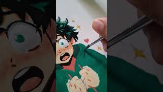 Drawing DEKU in AESTHETIC style 2024 shorts [upl. by Rhiamon]