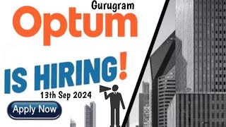 OPTUM IS HIRING clinicalinvestigator gurugramoptum MNC job 2024 [upl. by Halbeib]