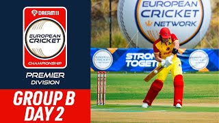 🔴 Dream11 ECC Premier 2024  Group B Day 2  7 Oct 2024  Live European Cricket [upl. by Mulderig]