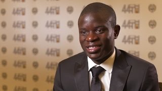 NGolo Kante Interview After Winning Mens PFA Players Player Of The Year [upl. by Alleiram501]