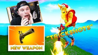 new FLINTLOCK PISTOL TRICKSHOTS Fortnite New Update [upl. by Ysabel]