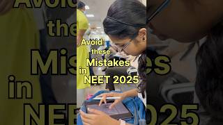 Avoid these Mistakes in NEET 2025🔥 neetmotivation neet2025 aiimsdelhi medicos mbbs mbbslife [upl. by Lyrehs864]