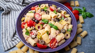 Tuna Pasta Salad No Mayo [upl. by Negroj]