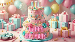 Birthday song  Happy Birthday song Happy Birthday to you song remix Birthday video [upl. by Bertasi]