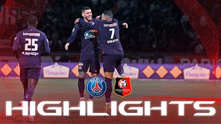 THROUGH TO THE FINAL 🏆🔴🔵  HIGHLIGHTS  PSG 10 RENNES ⚽️ COUPE DE FRANCE PSGSRFC [upl. by Mycah]