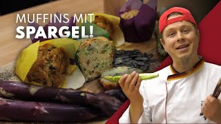 Muffins mit ÜBERRASCHUNGSEFFEKT Spargelmuffins einfach selbst gemacht [upl. by Trilbi120]