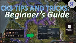 CK3 TIPS AND TRICKS BEGINNERS GUIDE [upl. by Ahsikym642]