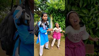 Ai bondhu ai dujon school ti jayi 🤣 funny short viralvideo subscribe [upl. by Brause]