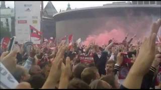 Huldiging en Vuurwerk Ajax 2011 Kampioenschap seizoen 20102011 [upl. by Anahsirk288]