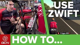 How To Use Zwift  Zwift For Beginners [upl. by Nolham]