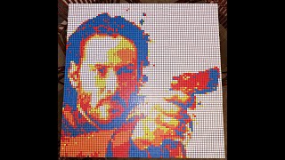 Heisenberg to John Wick  Gan Mosaic x900 cubes [upl. by Karee729]