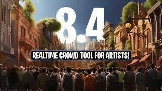 iClone 84  Cinematic Crowd Tool For Realtime Animation [upl. by Aizat936]