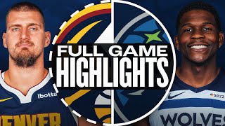 NUGGETS at TIMBERWOLVES  FULL GAME HIGHLIGHTS  November 1 2024 [upl. by Ivens]