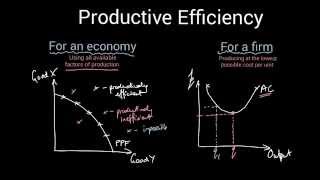 Productive Efficiency  AS Economics [upl. by Asselam]