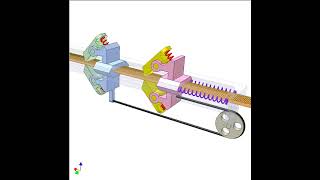 Reciprocating Linear Motion Into Continuous Oneway One [upl. by Uzial590]