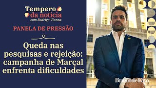 Queda nas pesquisas e rejeição campanha de Marçal enfrenta dificuldades [upl. by Joelle]