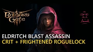 Eldritch Blast Assassin Warlock Multi Class Baldurs Gate 3 Build Step by Step Guide BG3 [upl. by Aseeral45]