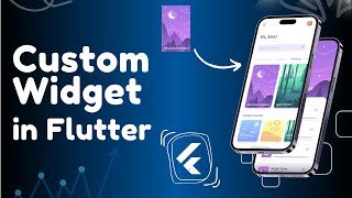 Creating a Custom Widget in Flutter [upl. by Anerev]