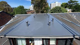 How to restore a fibreglass roof Topcoat and Minor repairs [upl. by Yellas71]