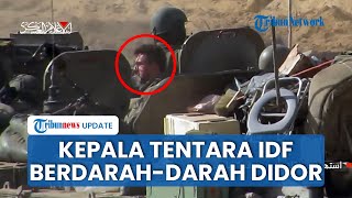 Detikdetik Berdarah Pejuang Hamas Eksekusi 3 Kepala Tentara IDF yang Mendadak Nongol dari Tank [upl. by Natloz]