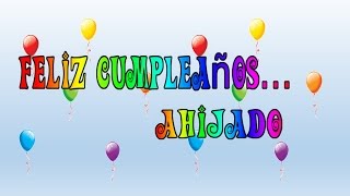 Tarjeta virtual animada de Feliz cumpleaños ahijado [upl. by Preciosa]