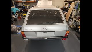 Mercedes S123 tailgate reassembly [upl. by Patience509]