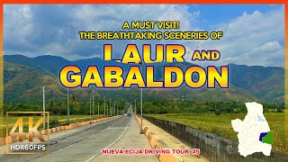 Relaxing Road Trip  Laur and Gabaldon in Nueva Ecija Napakaganda  Philippines  4K [upl. by Leonanie687]