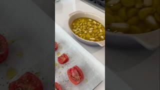 Roasted RomaPlum Tomatoes and Garlic Confit shorts recipe [upl. by Theobald]