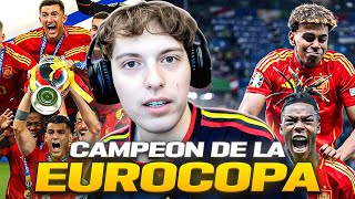 REACCION A ESPAÑA CAMPEON DE LA EUROCOPA 2024 LA 4TA COPA DE LA ROJA  MEMORIAS DEL FUTBOL [upl. by Stag]