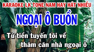 Liên Khúc Karaoke Bolero Dễ Hát Nhất  Nhạc Sống Karaoke  Ngoại Ô Buồn [upl. by Morrissey169]