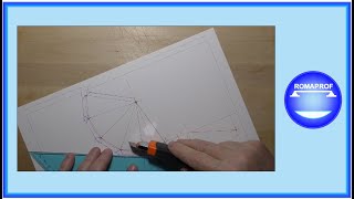 COSTRUZIONE MODELLINO IN CARTONCINO PIRAMIDE A BASE PENTAGONALE  1187 [upl. by Elleinet]