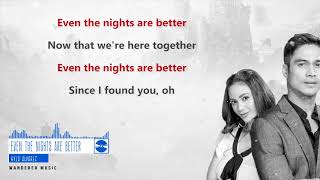 Since I Found You OST  Even The Nights Are Better by Kyla Lyrics Video [upl. by Lightfoot]