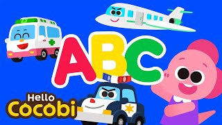 Vehicle ABC Song  Nursery Rhymes amp Kids Songs  Hello Cocobi [upl. by Lindahl847]