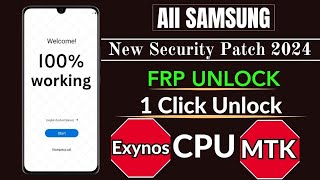 Samsung FRP BypassUnlock All Android 14131211 BY New Tool ONE Click Remove Latest Security Patch [upl. by Anikas]