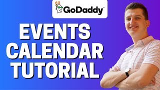 How To Add Events Calendar In GoDaddy [upl. by Whitebook]