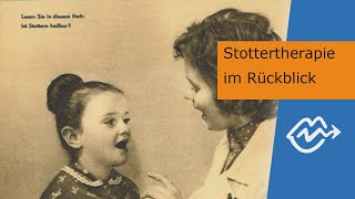 Stottertherapie in Deutschland  im Rückblick [upl. by Llezo646]