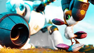 THE WILD ROBOT quotBaby Brightbill Vs Clams Scenequot Trailer NEW 2024 [upl. by Gizela44]