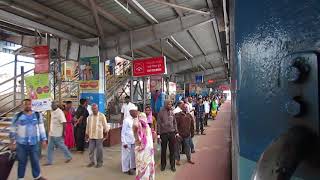 12164 DADAR SF Express arriving at Renigunta Junction Andhra Pradesh [upl. by Enihsnus]