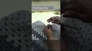 Js How To  Knit stitches on a Crochet Poncho EP 2032 crochetponcho crochetclothing [upl. by Ahsemik464]