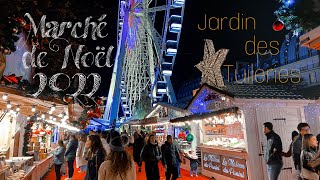 Marché de Noël à Paris Jardin des Tuileries [upl. by Yenmor]